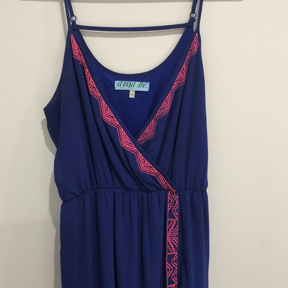 💙 Blue Maxi Dress with Slit 💙